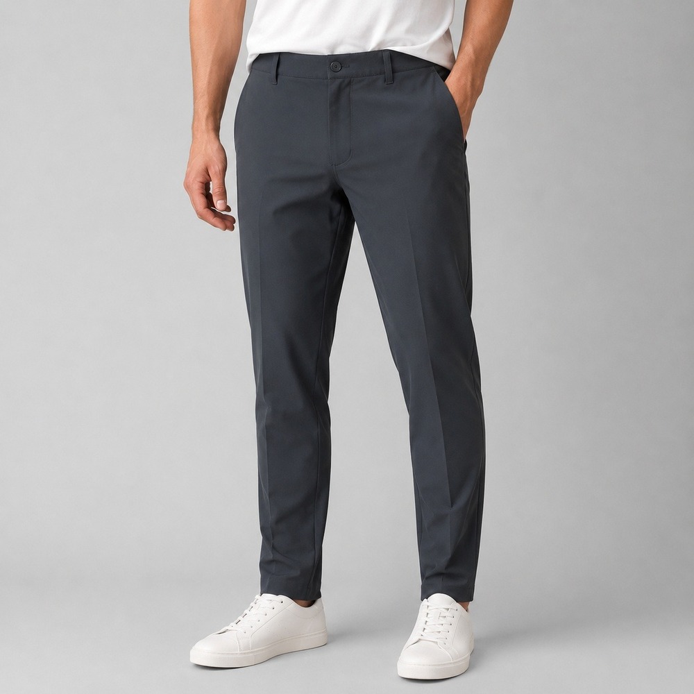 Lululemon Commission Pant Slim Warpstreme Mens 31 Gray 27" Inseam M5439S‎